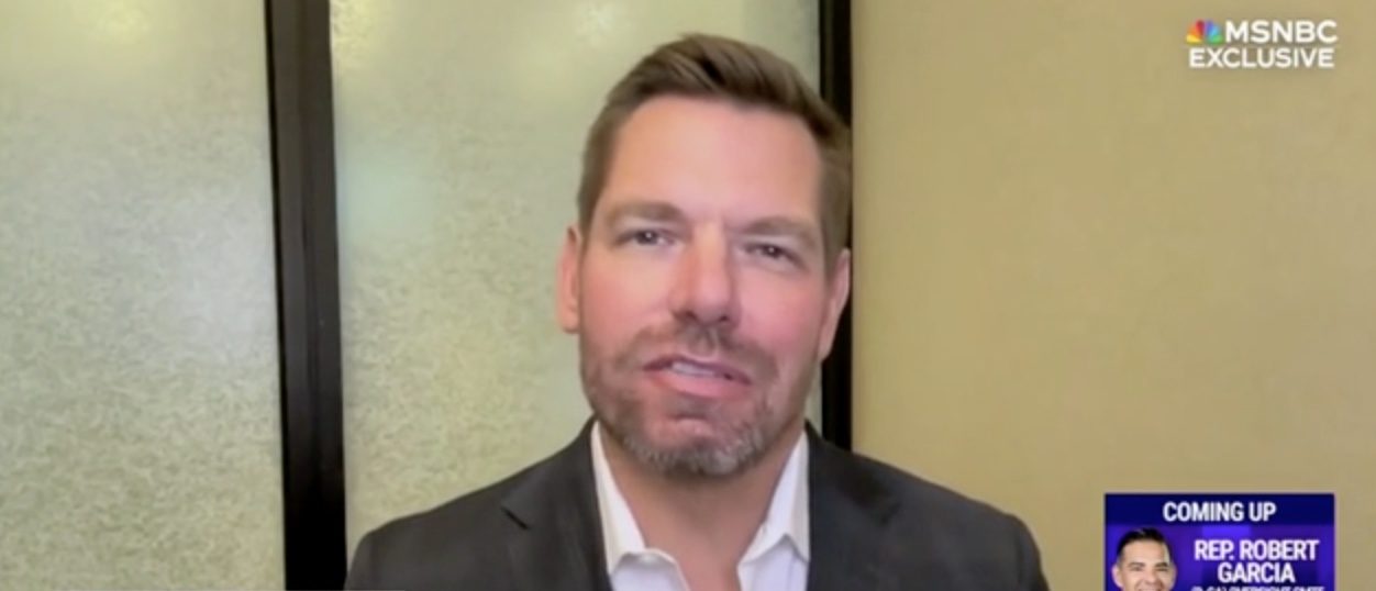 Eric Swalwell Claims With Straight Face He ‘Doesn’t Wake Up Every Day’ To Fight Trump